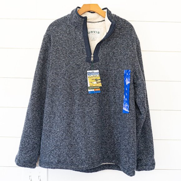 guys sherpa pullover